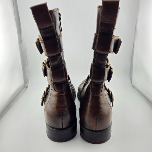 Born Mayne Women's Boots – Size 8M – Dark Castagno Distressed Brown - Picture 4 of 12